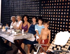 Adelaide Haydock; Alice Bennett; Ann Bennett; Ruth Bennett McDougal Dorrough; Katherine (Kat) McDougal Wheeler McCandless; Andy McDougal; Moussam Lake Camp